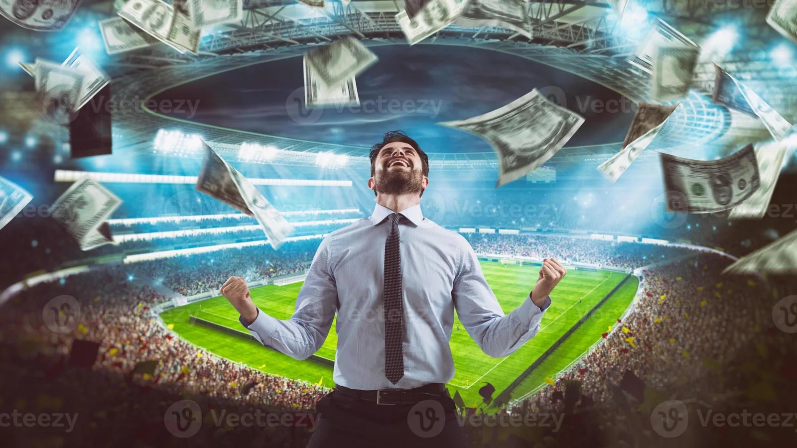 Ilustrasi suasana pertandingan olahraga untuk halaman taruhan 369ZK